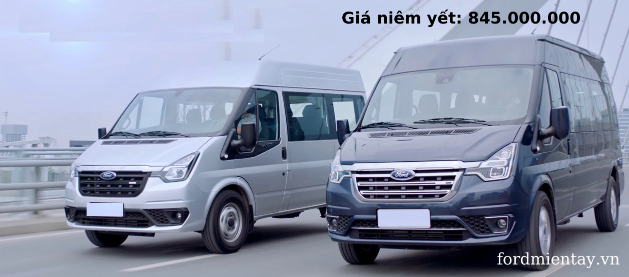 giá niêm yết ford transit 2022